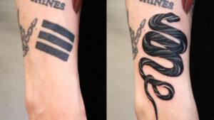 Jungkook - Three Stripes Tattoo